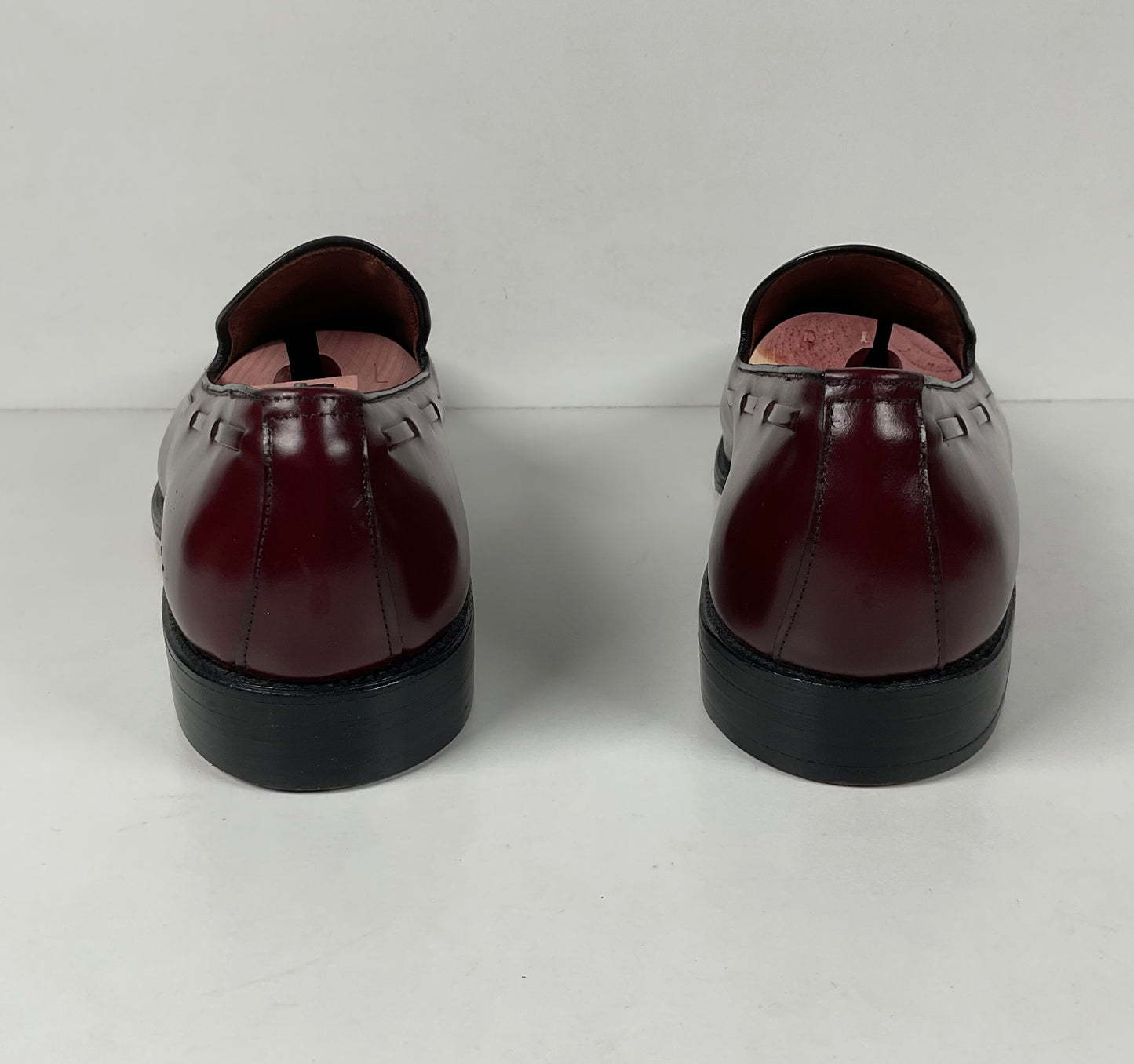 Vintage Allen Edmonds Saratoga Tassel Loafers | Burgundy Calf | Men’s 10 B