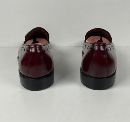 Vintage Allen Edmonds Saratoga Tassel Loafers | Burgundy Calf | Men’s 10 B