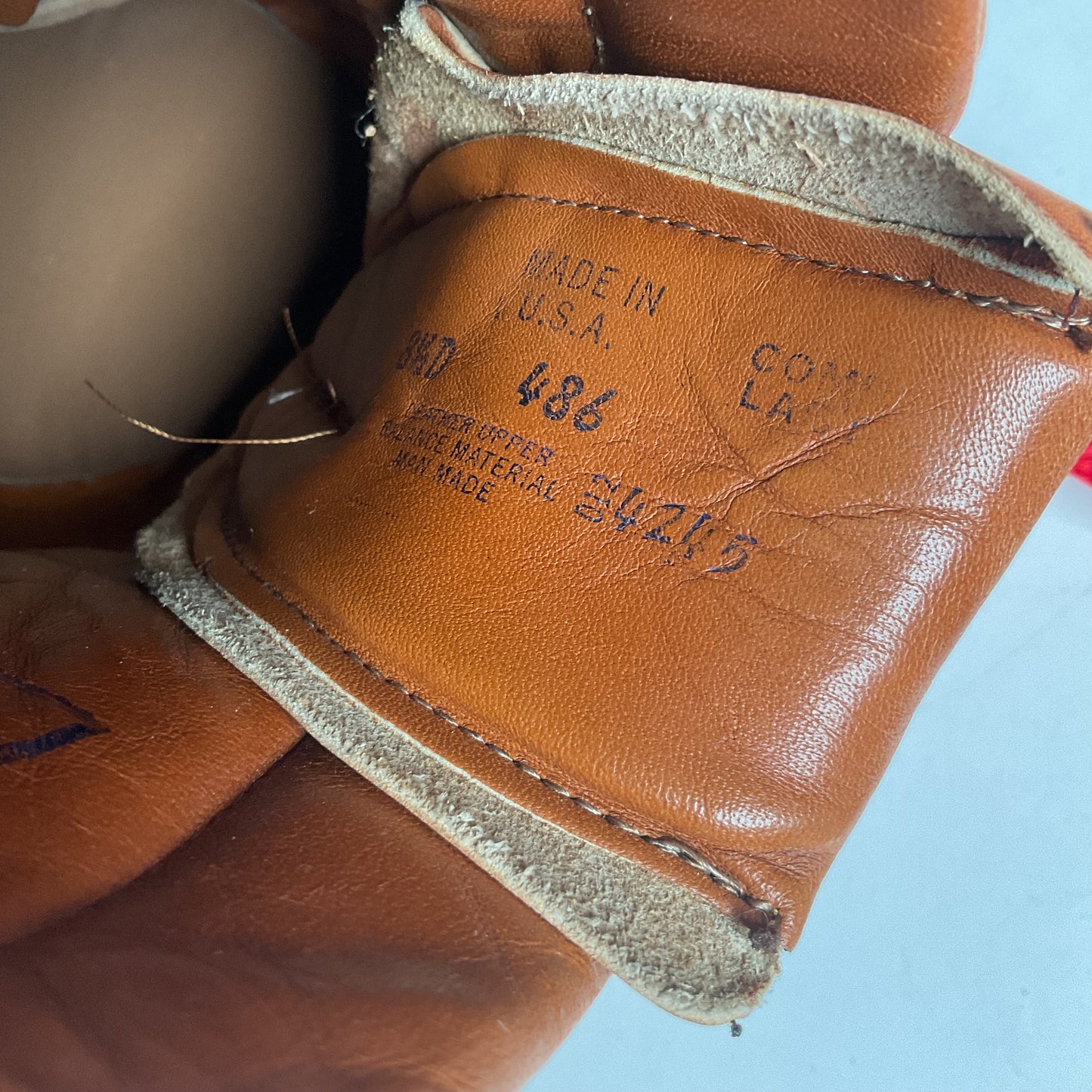 Vintage Knapp Mountaineering Boots | USA Made | Safety Toe | Stomper | 8.5