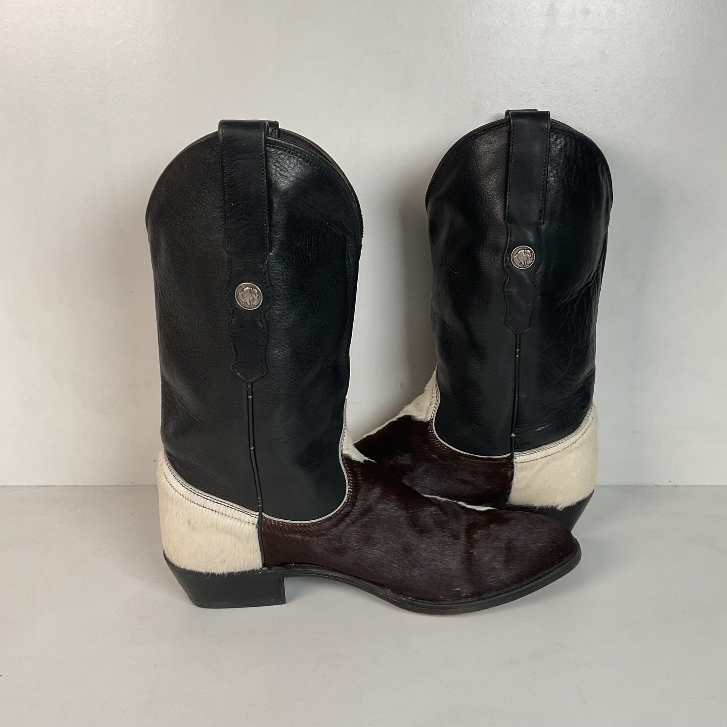 Dan Post Pony Hair On Cowhide Cowgirl Boots 7.5 M