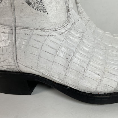 Los Altos Cowboy Boots | Crocodile Caiman Tail | Exotic | Men’s 7 EE | Women’s 8