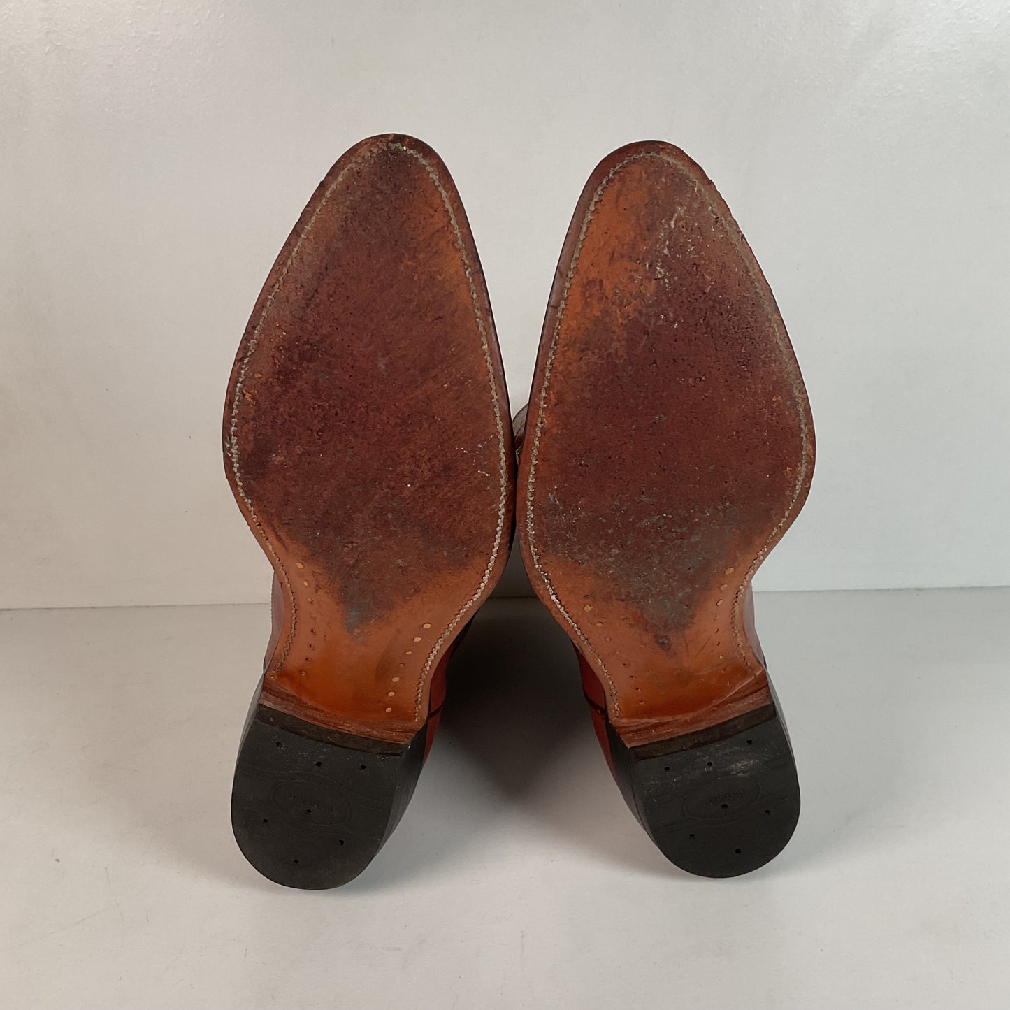 1960s Justin Pee Wee Cowboy Boots 10 D Shorty