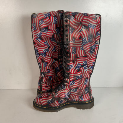 Vintage Dr. Marten 20-Eyelet American Flag Boots UK 6 | US Women’s 8
