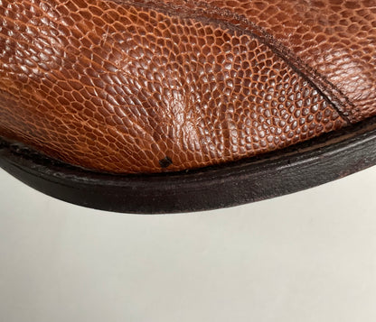 Vintage Panhandle Slim Ostrich Leg Cowboy Boots | Exotic | Brown | Men’s 8 D