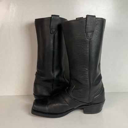 1970s Durango Harness Motorcycle Boots 10 D USA Made Biker Buckle