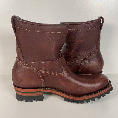 Bison Hide Engineer Boots | Shorty | Custom | PNW | Pacific Northwest | Men’s 9.5