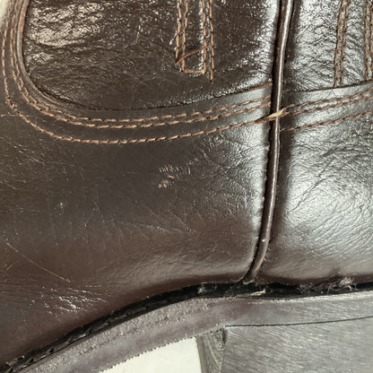 Vintage Texas Water Buffalo Cowboy Boots | USA Made | Exotic | Men’s 8.5 D