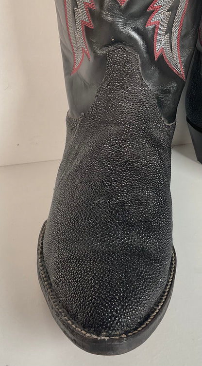 Men’s Exotic Sea Stingray Cowboy Boots 8.5 D