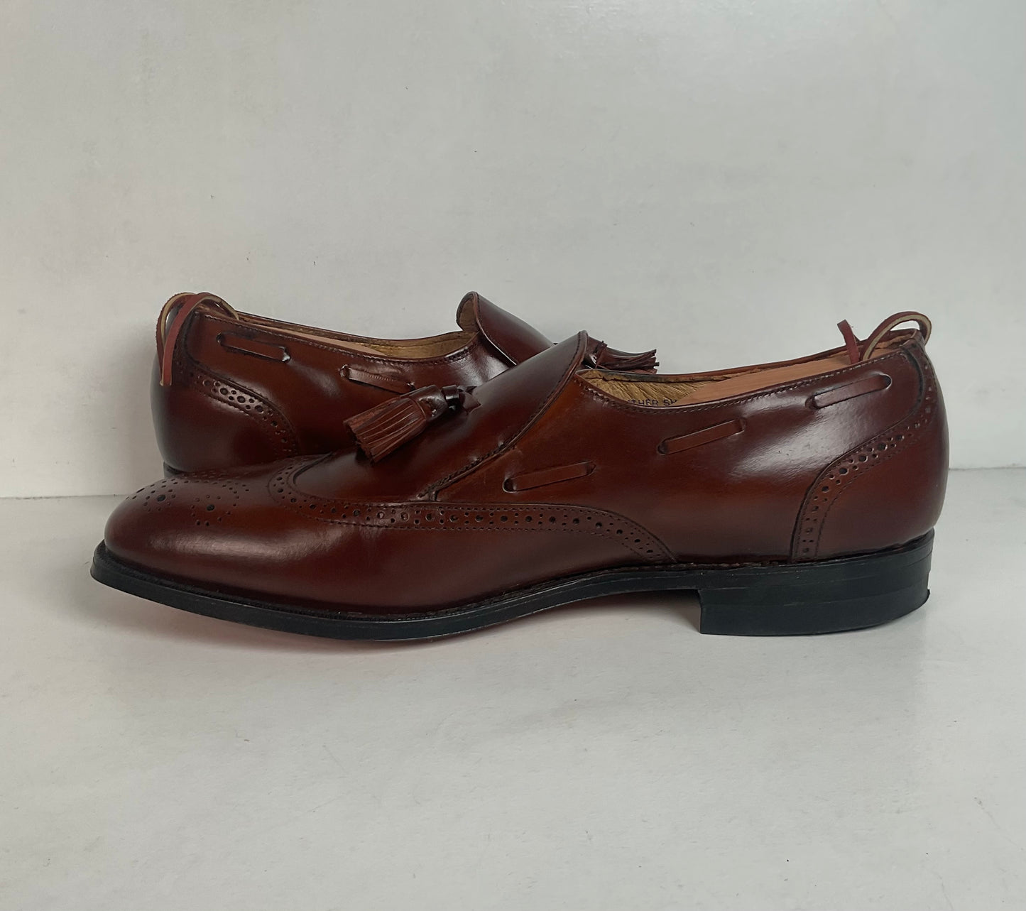 Vintage Hanover Brown Tassel Loafers 11.5 D USA Made