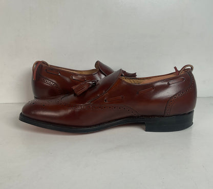 Vintage Hanover Brown Tassel Loafers 11.5 D USA Made