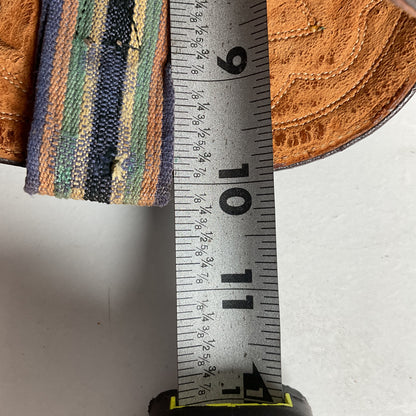 1940s Pee Wee Cowboy Boots Men’s 7 D Spiderweb Inlay Cloth Pull Thrashed