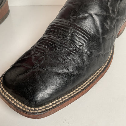 Justin Bent Rail | Exotic Wildebeest Cowboy Boots | USA Made | Men’s 12 D