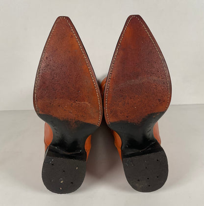 Vintage Tony Lama Cowboy Boots | X Toe | 1950s | Men’s 7.5 D