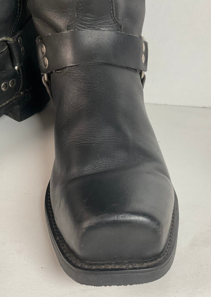 Vintage Soft Toe Harness Boots | Men’s 14 D