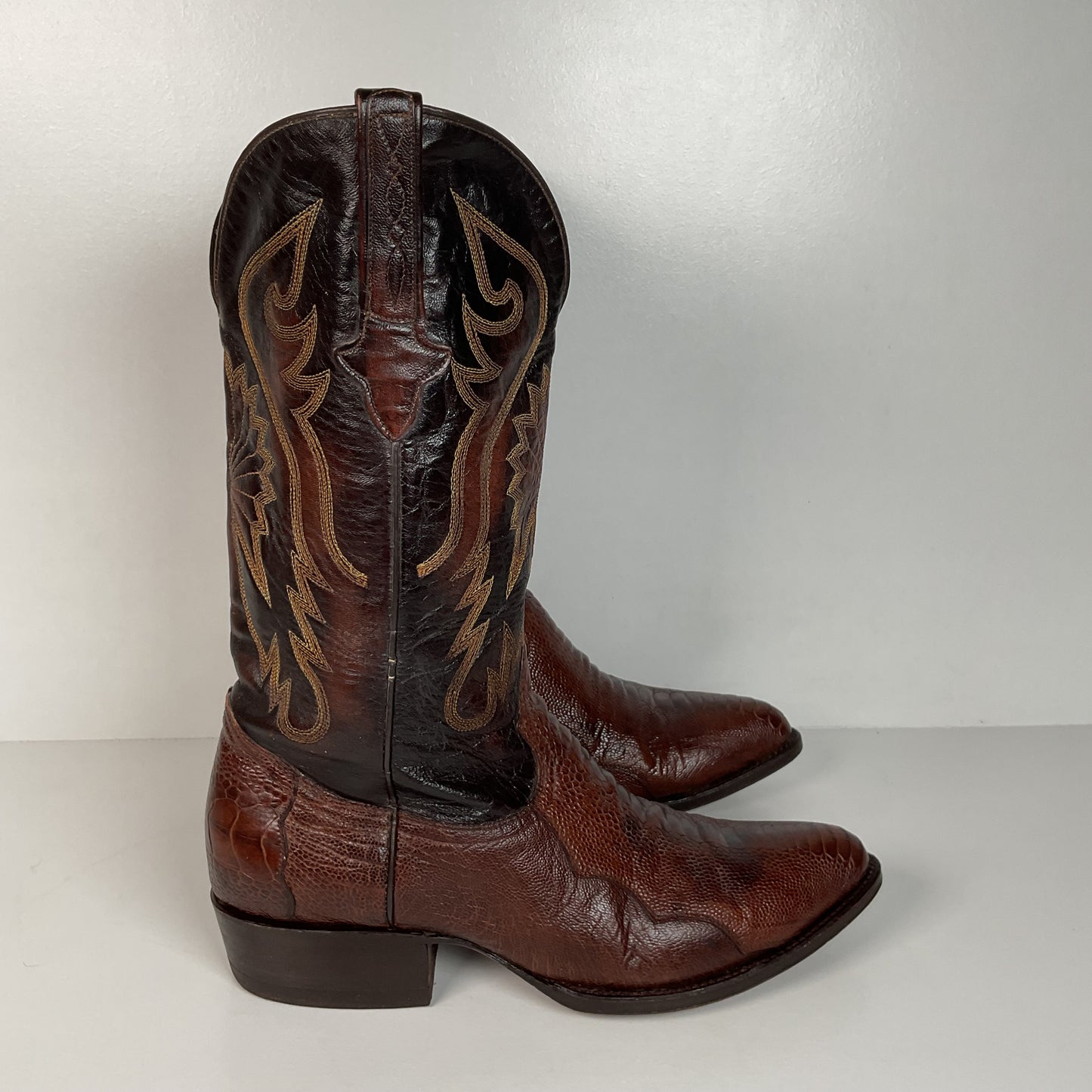 Vintage Cuadra Ostrich Leg Cowboy Boots | Exotic | Men’s 10.5