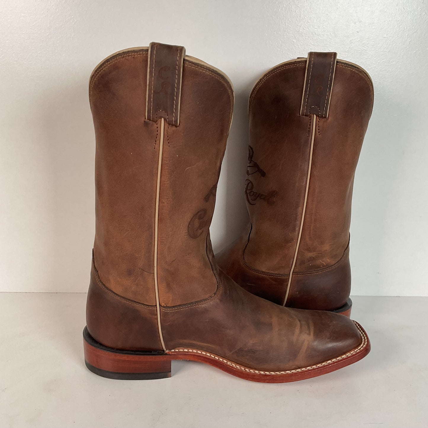 Nocona Cowboy Boots for Crown Royal Whiskey | Custom | USA Made | Men’s 9.5 D