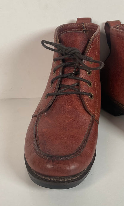 Vintage Gokey Moccasin Chukka Boots Men’s 7 D Bison Hide