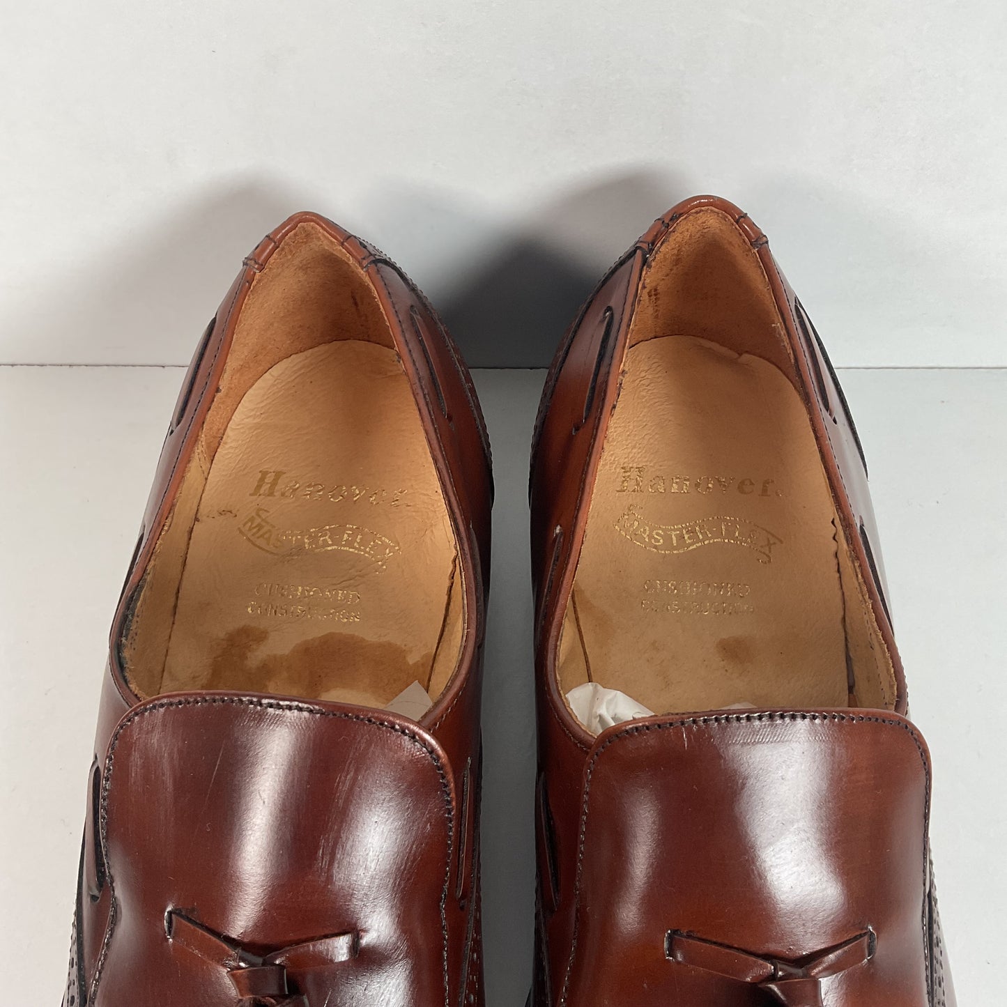 Vintage Hanover Brown Tassel Loafers 11.5 D USA Made