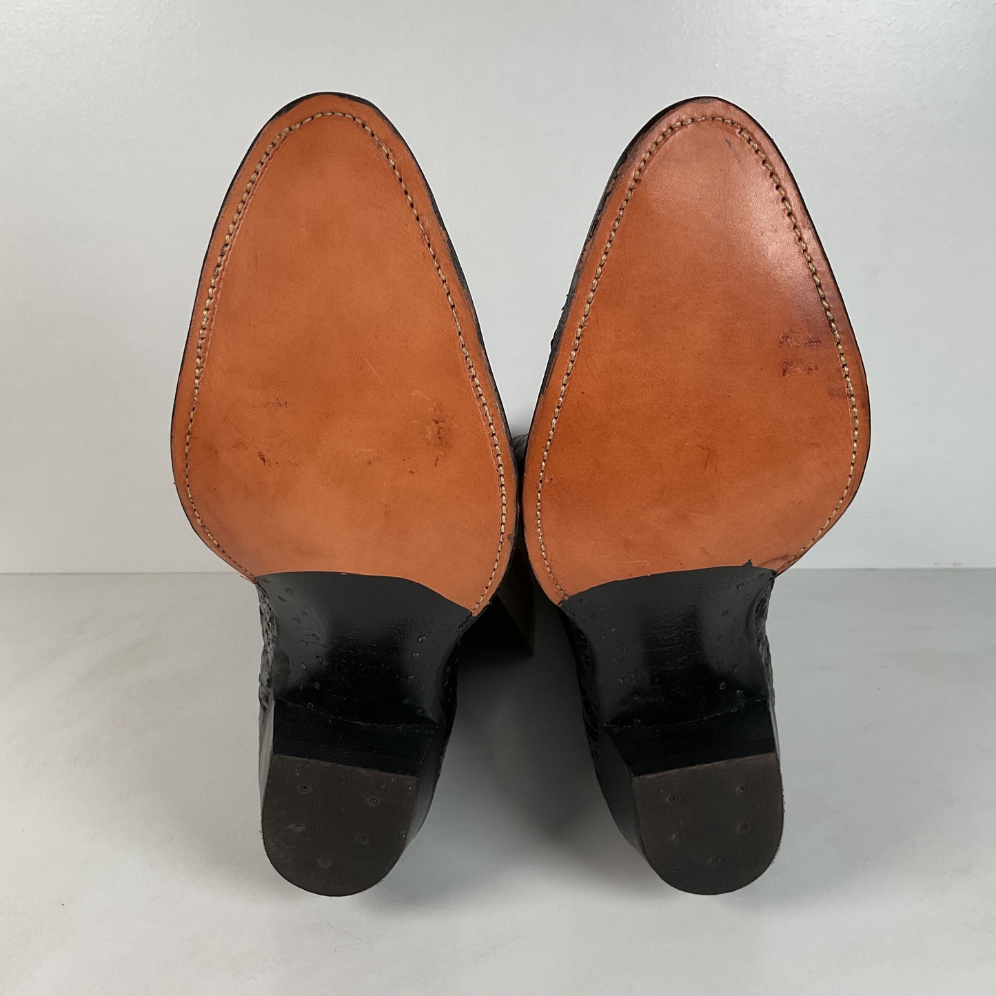 Vintage Olathe Sea Bass Cowboy Boots | Exotic | USA Made | 13 EE