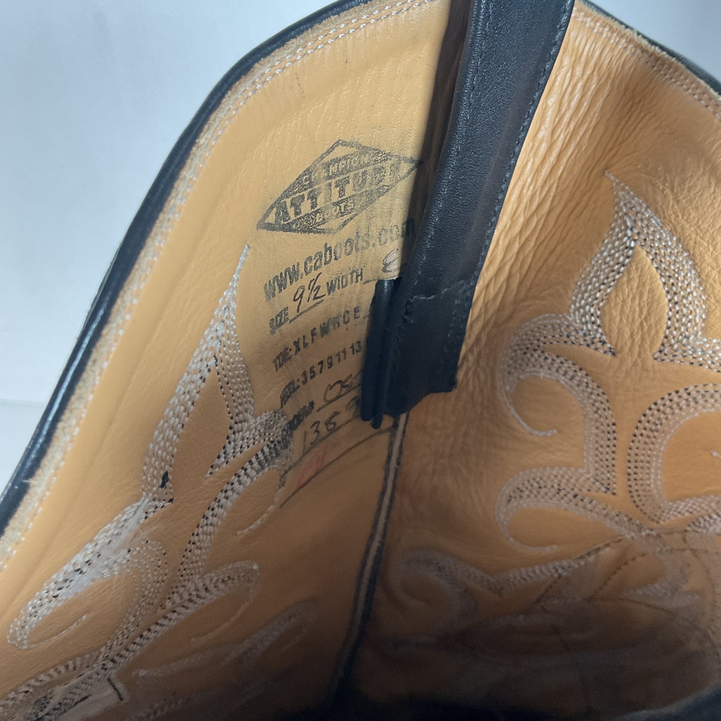 Caboots Lizard Roper Boots 9.5 E Champion Attitude Custom