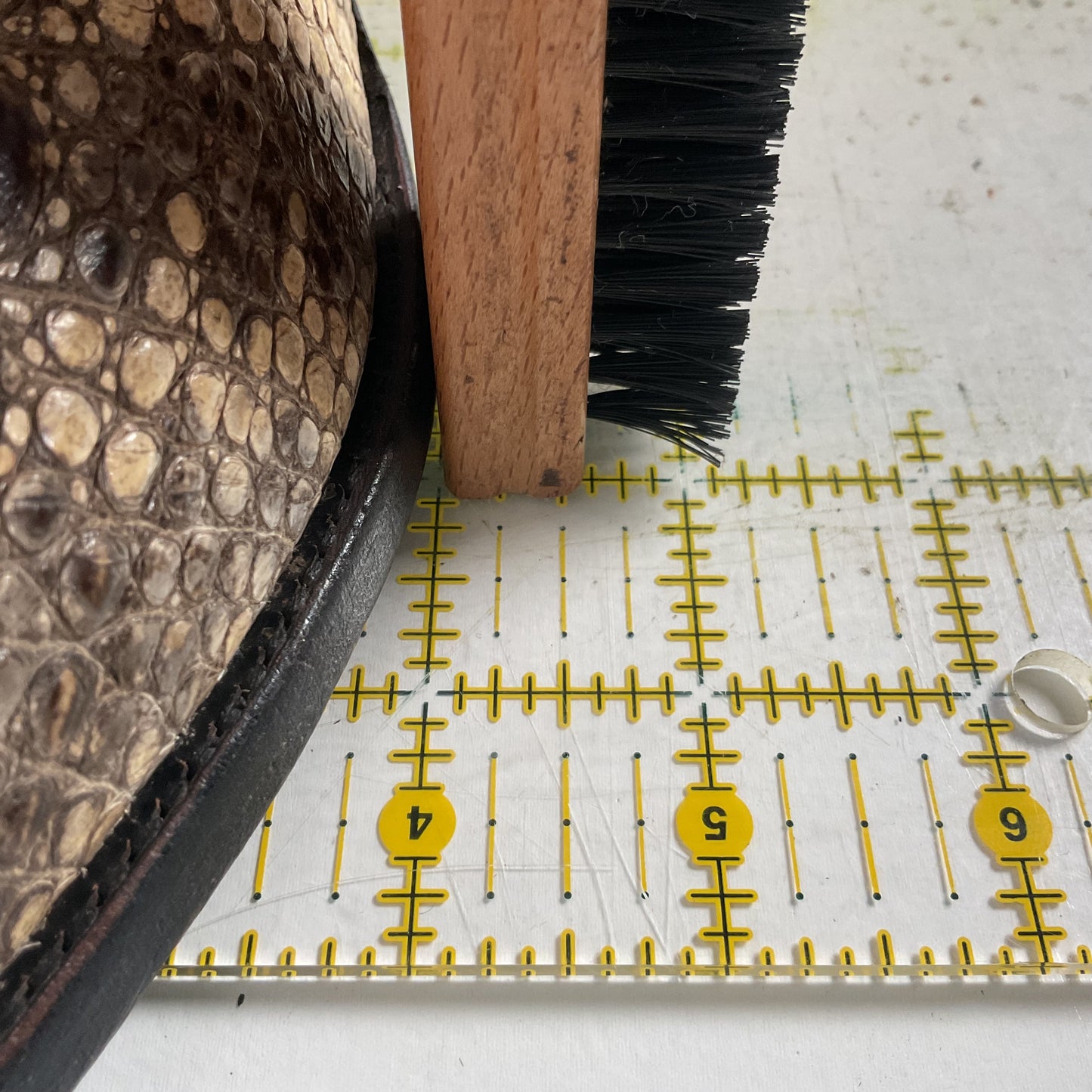 Remington Natural Alligator Cowboy Boots 9 D Body Cut