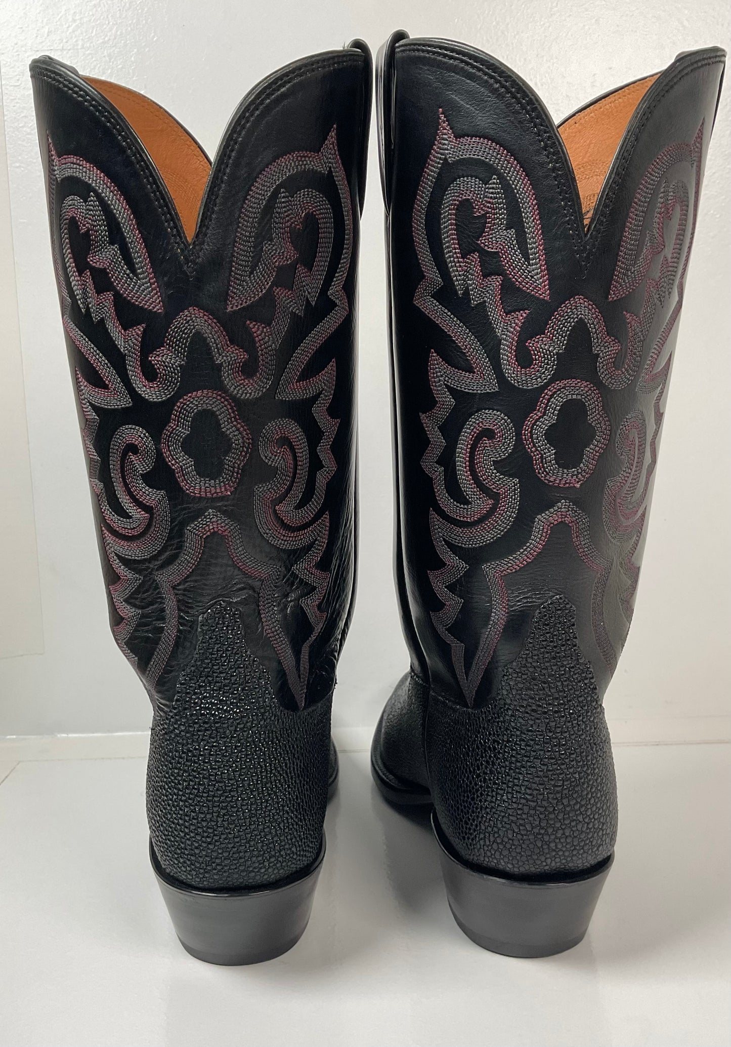 Lucchese Classics Handmade Exotic Stingray Cowboy Boots 10.5 D USA Made