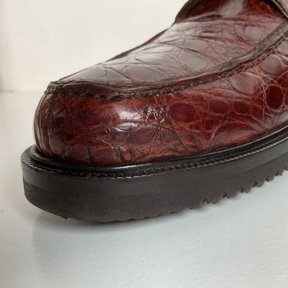 Mezlan Full Crocodile Derby Shoes | Salzburg | Exotic | Men’s 10.5