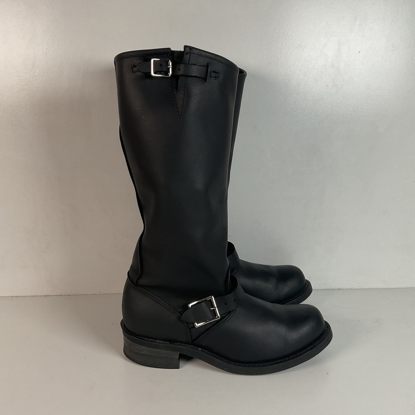 Frye Women’s 16R Tall Black Engineer Boots 7.5 M USA Made