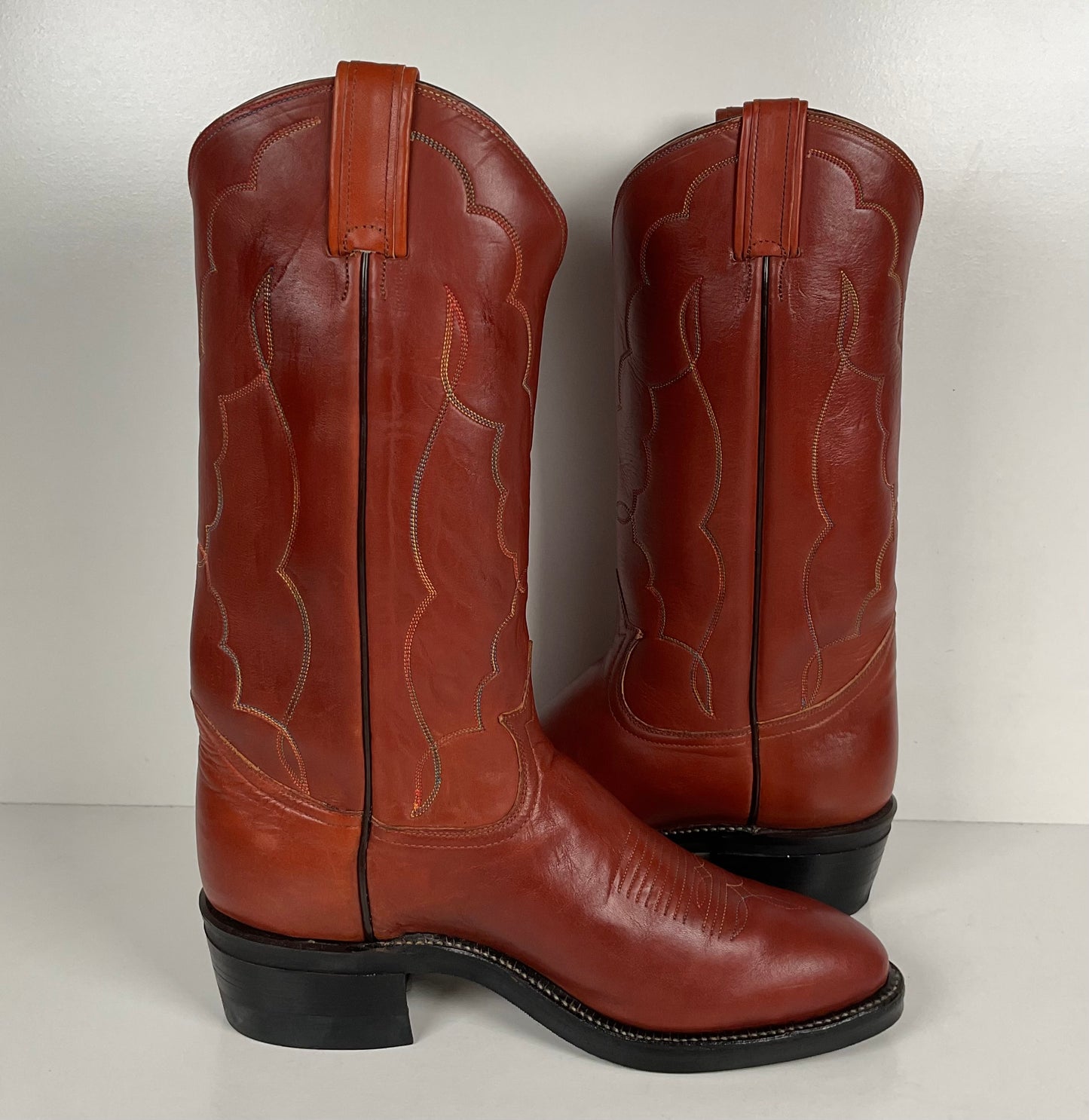 Vintage Tony Lama Retan Cowboy Boots | Gold Label | USA Made | Men’s 9 EE