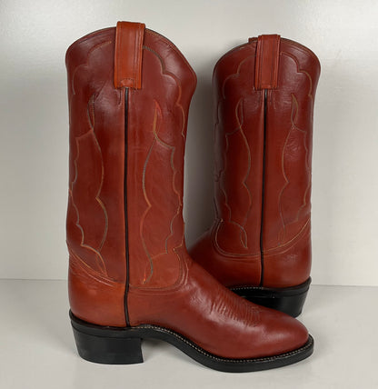 Vintage Tony Lama Retan Cowboy Boots | Gold Label | USA Made | Men’s 9 EE
