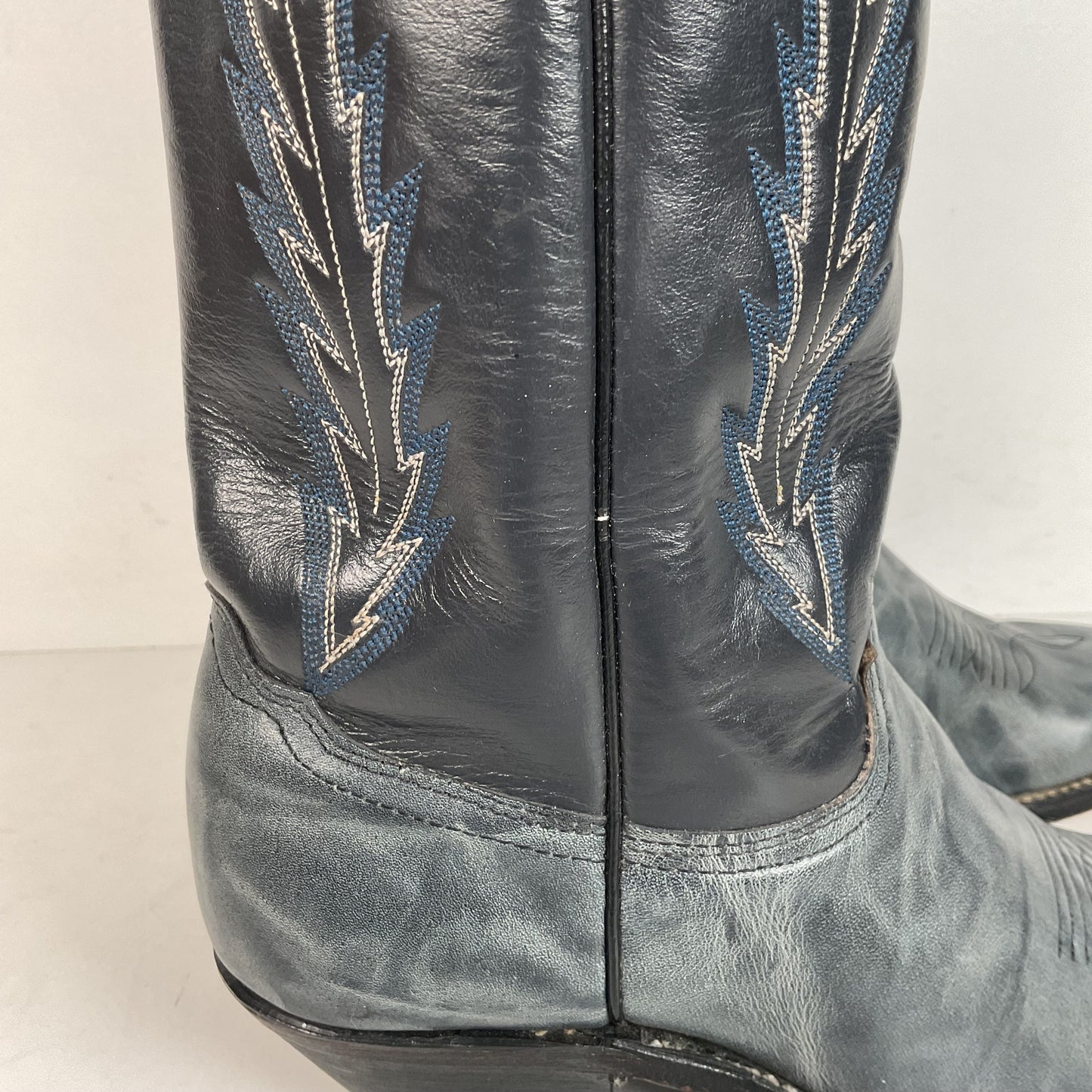Vintage Abilene Cowgirl Boots | USA Made | Marbled Leather | Women’s 8 M