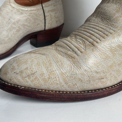Vintage J. Chisholm Antelope Cowboy Boots | Exotic | USA Made | Men’s 9.5 D