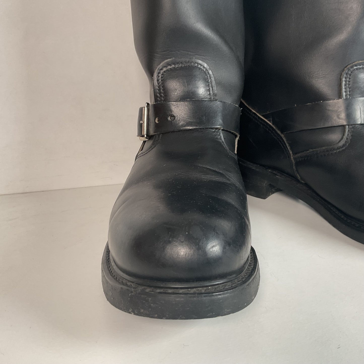 Vintage Brahma Steel Toe Engineer Boots 10.5 USA Made