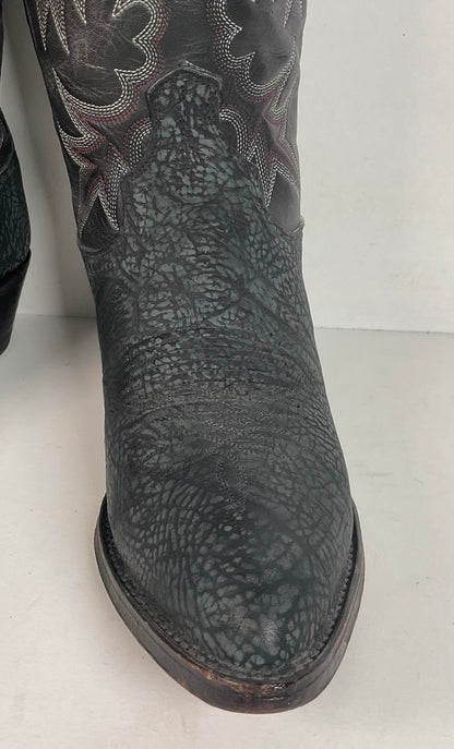Vintage Dan Post Sueded Shoulder Cowboy Boots | USA Made | Men’s 8 D
