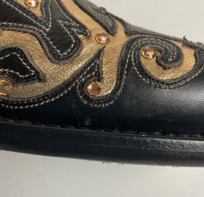 Back at the Ranch Western Zip Cowgirl Boots | Custom | Priscilla Crystals | 7.5