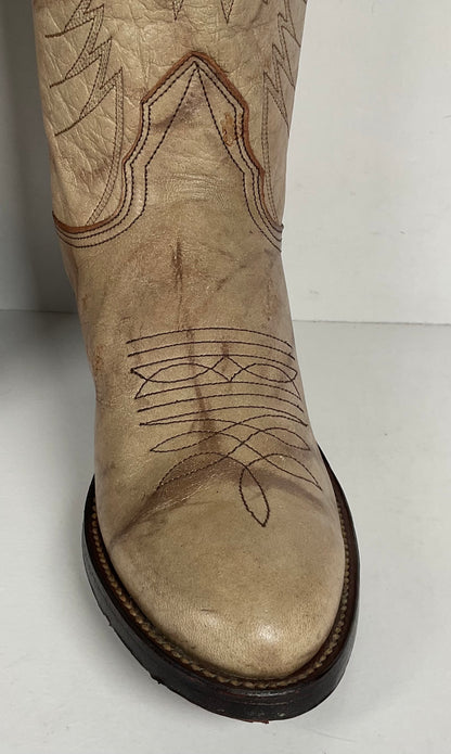 Vintage Nocona Cowgirl Boots | Marbled Grey | Men’s 6 | Women’s 7