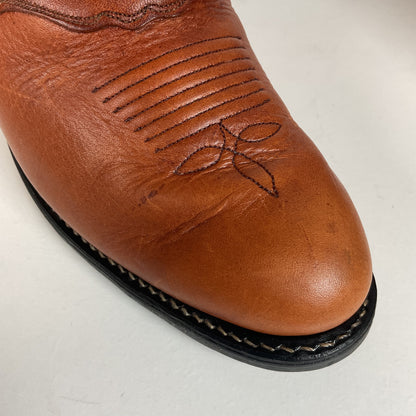 Olathe Brown Mule Buckaroo Boots | Tall Top | USA Made | Men’s 8.5 D