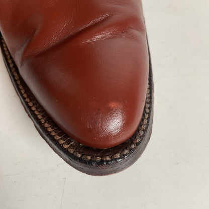 Vintage Justin Tall Butterfly Inlay Cowgirl Boots 6.5 C Snakeskin 70s