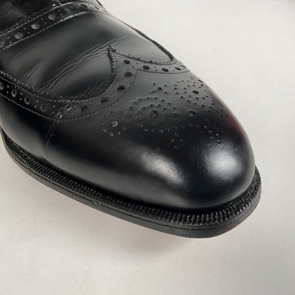 Vintage Johnston Murphy Oxford Shoes | USA Made | Classic Black | Men’s 12 D