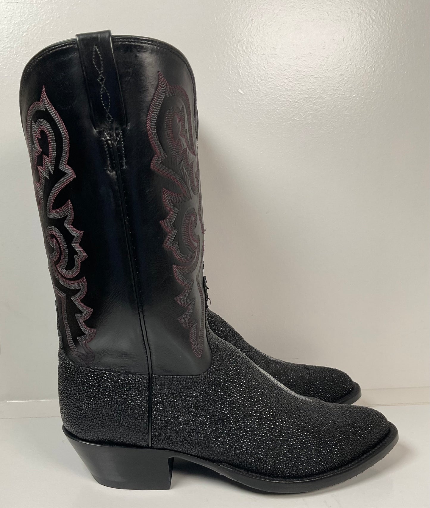 Lucchese Classics Handmade Exotic Stingray Cowboy Boots 10.5 D USA Made