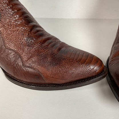 Vintage Cuadra Ostrich Leg Cowboy Boots | Exotic | Men’s 10.5