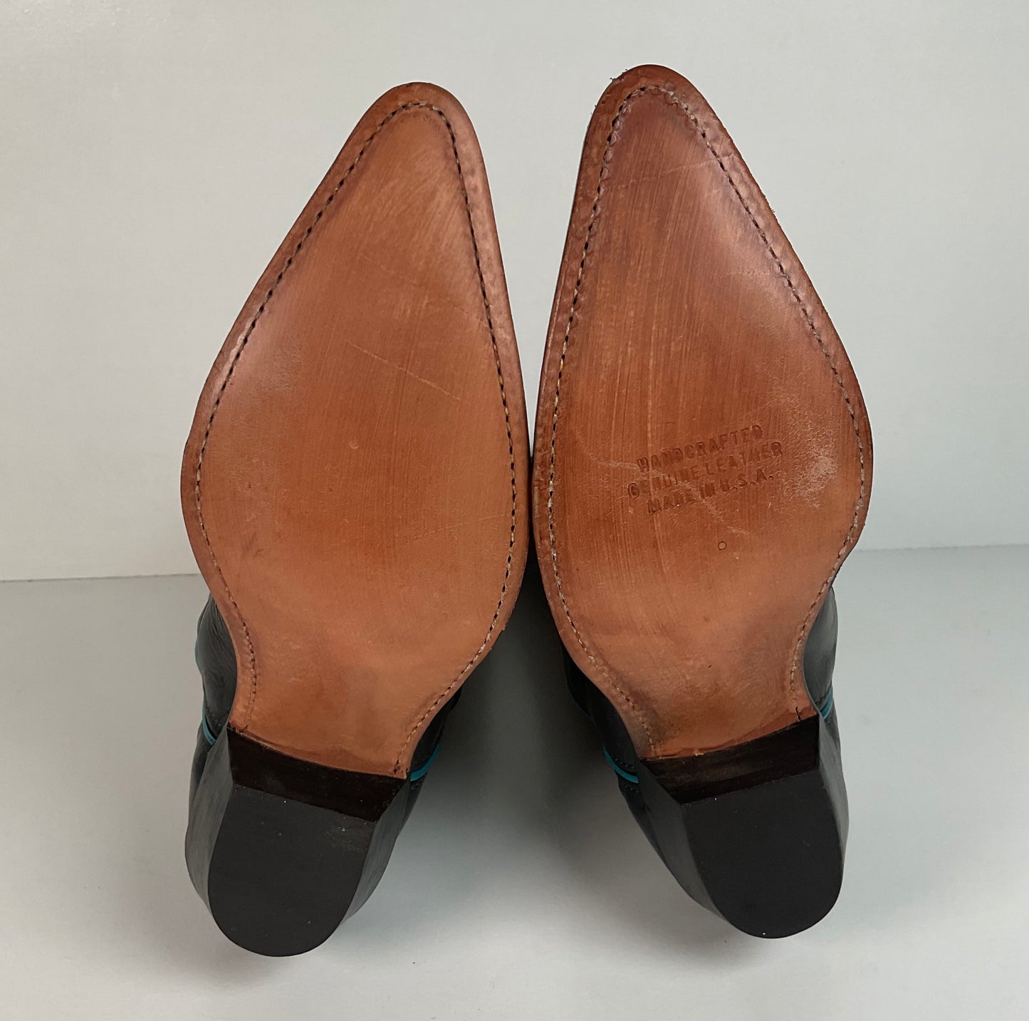 Vintage Dan Post for Code West Cowgirl Boots | Tooled Inlays | Women’s 9 M