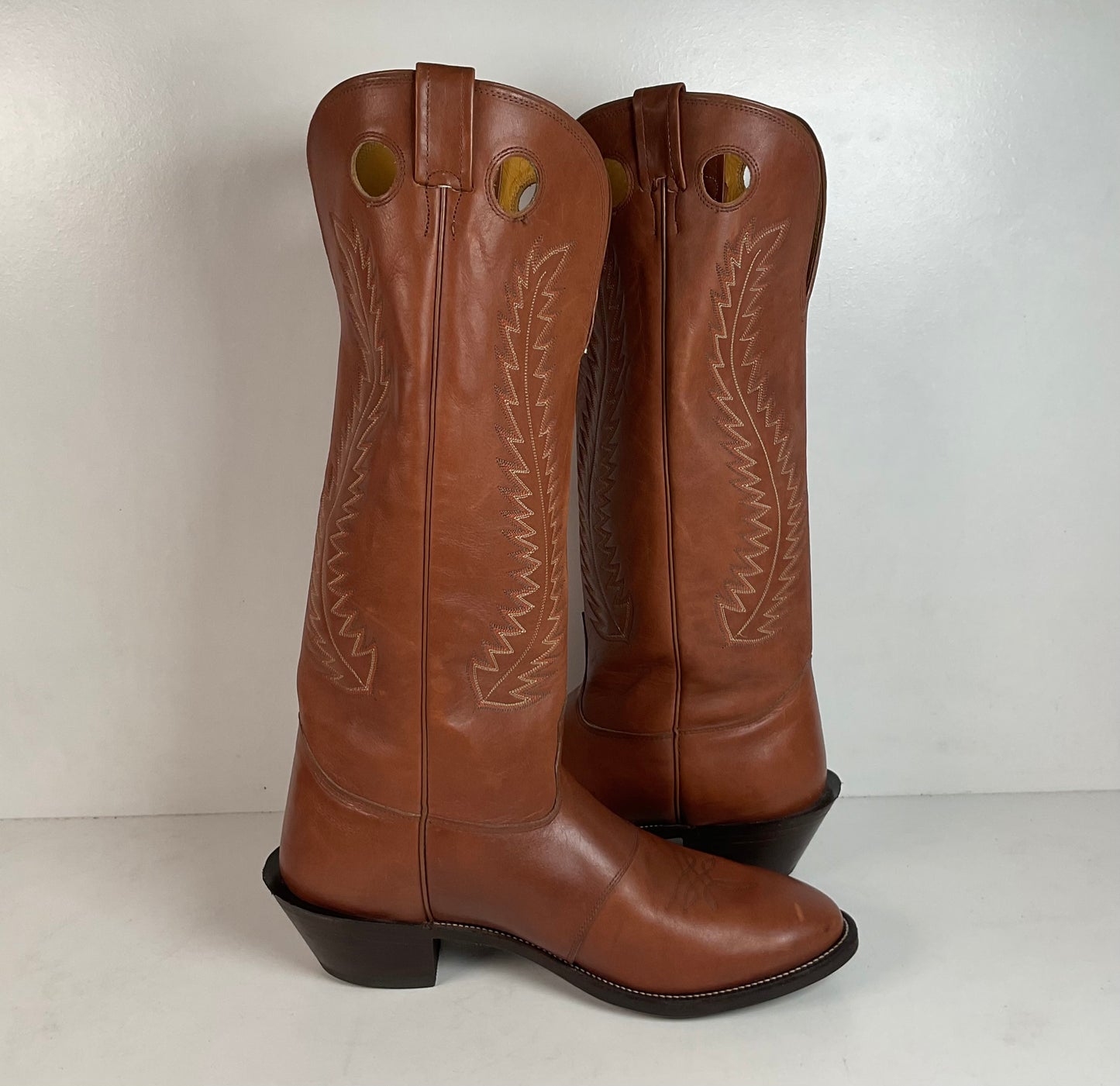 Nocona Tall Buckaroo Cowboy Boots 14.5 EE USA Made