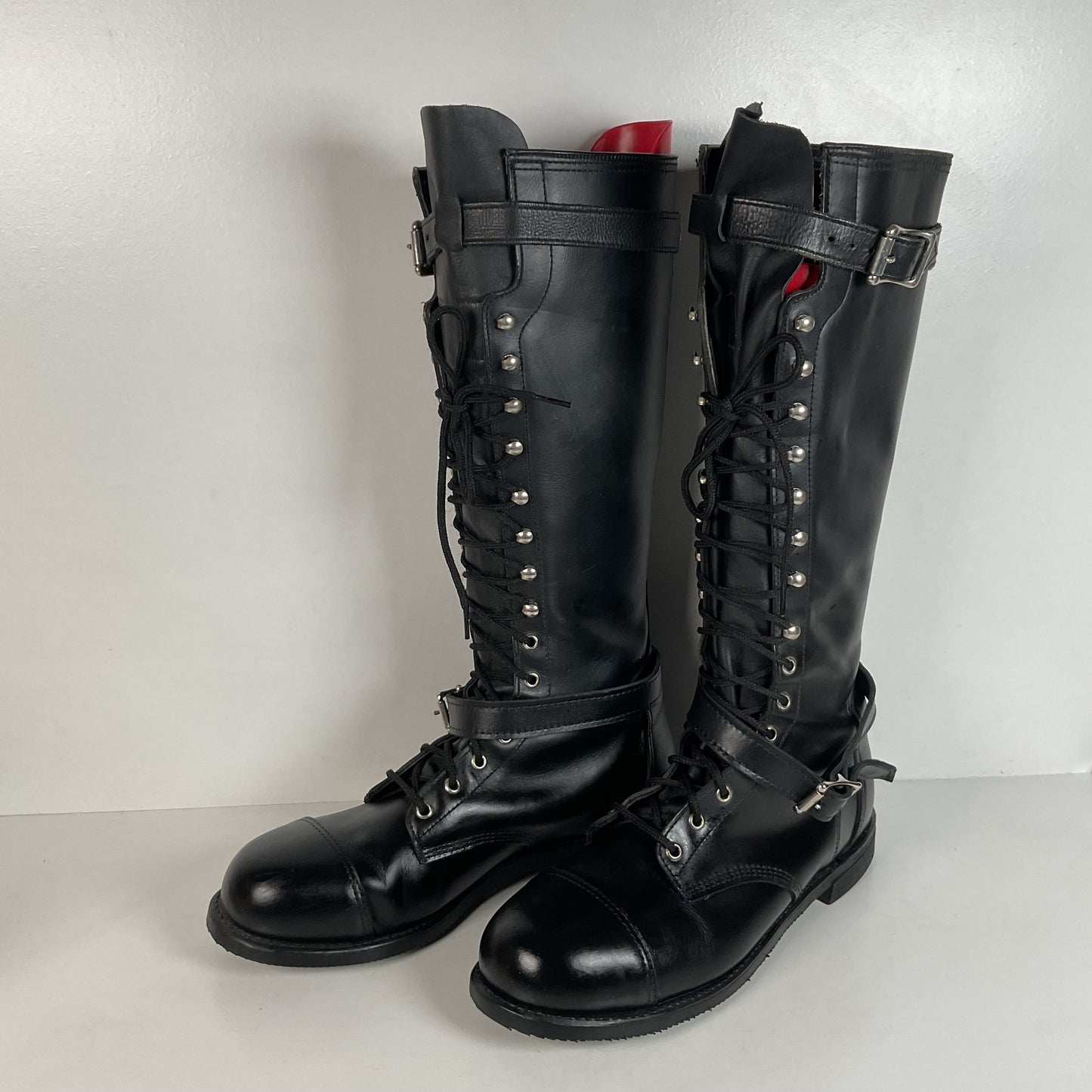 Vintage Harley Davidson Lace Up Tall Boots | Motorcycle | USA Made | Men’s 11.5