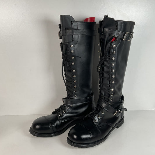 Vintage Harley Davidson Lace Up Tall Boots | Motorcycle | USA Made | Men’s 11.5