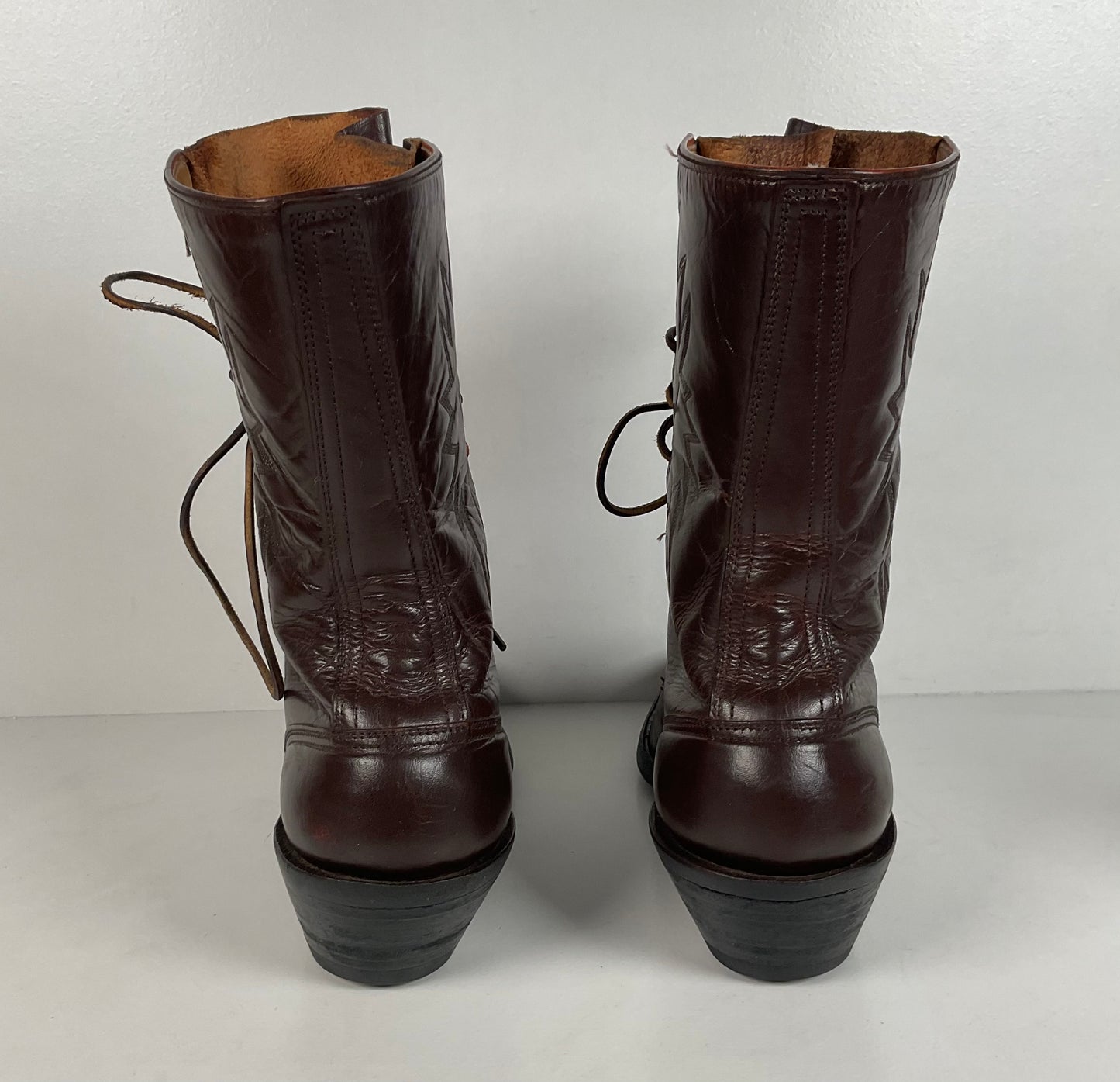 Custom Kiltie Packer Boots | Dark Brown | Men’s 9 D