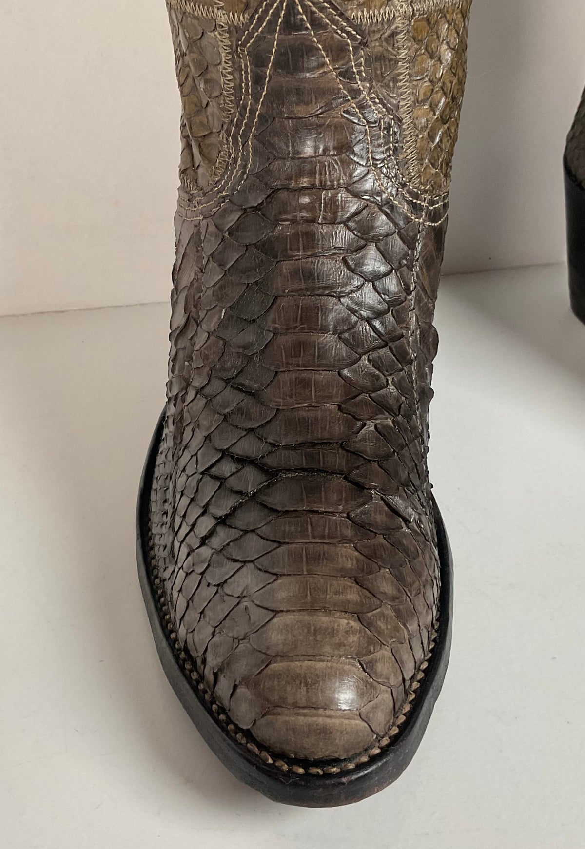 Vintage Nocona Full Python Cowgirl Boots | Snakeskin | Men’s 6 B | Women’s 7