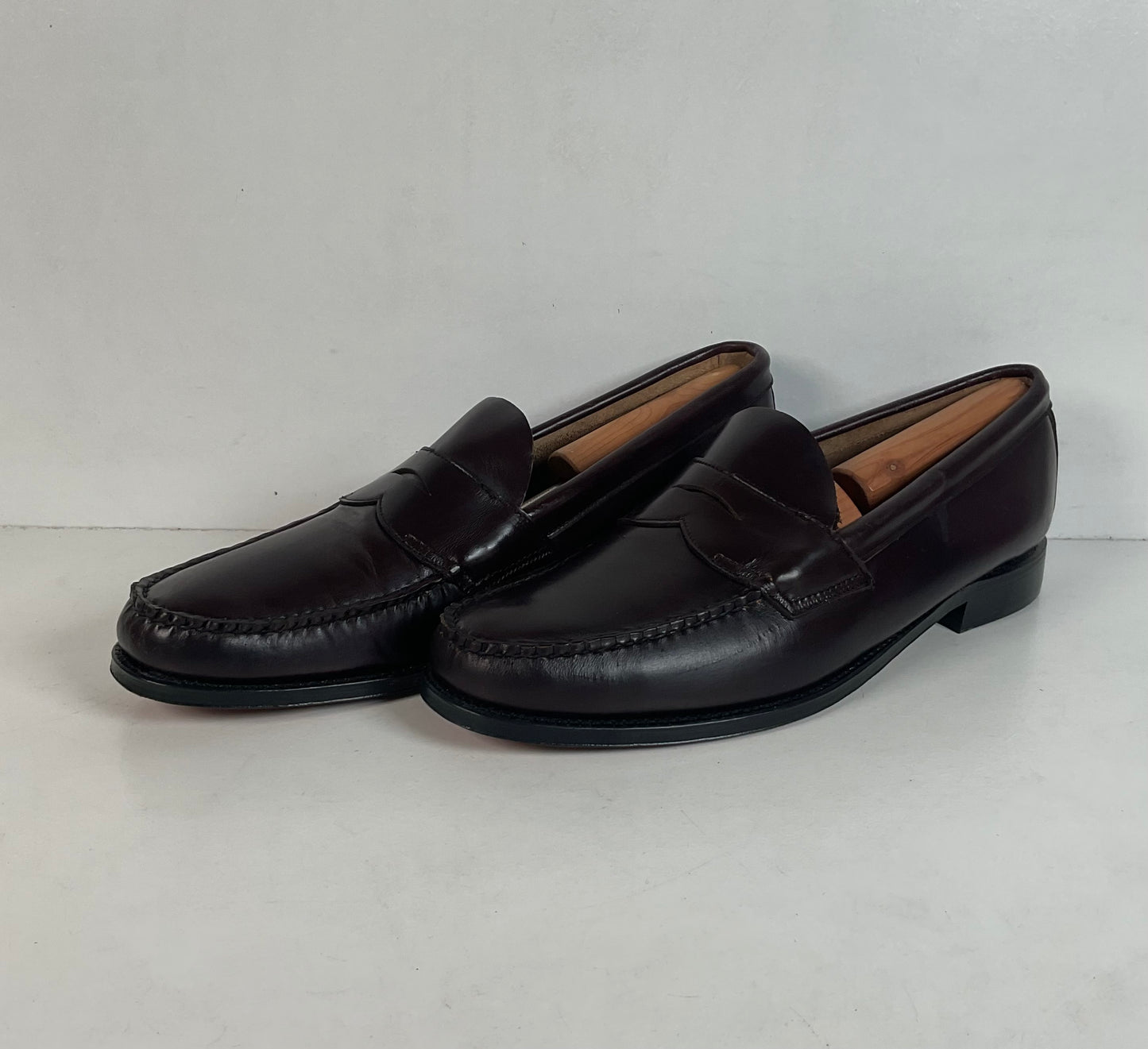 1970s Jarman Moccasin Penny Loafer 12 B Hand Sewn Benchmark