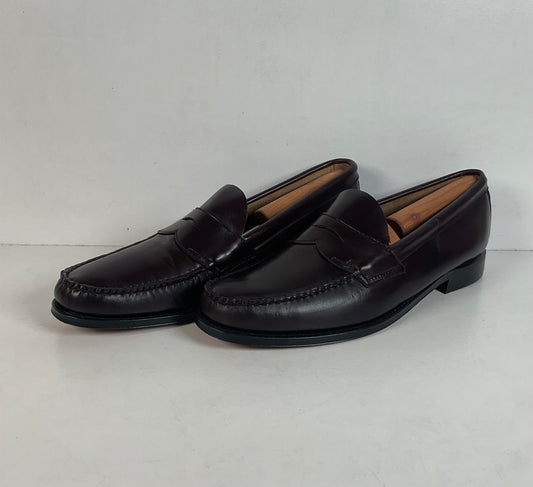 1970s Jarman Moccasin Penny Loafer 12 B Hand Sewn Benchmark