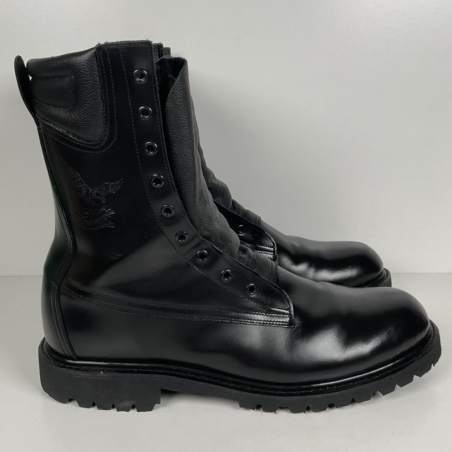 Southwest Boot Company | Glossy Patrol Boots | Soft Toe | USA Made | Men’s 13 D
